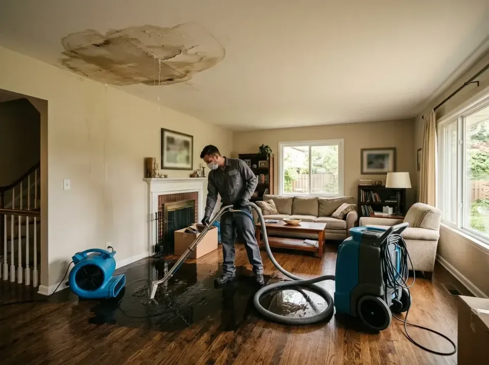 attic-pipe-burst-ceiling-drip-008 — frequently asked questions, Water Damage Restoration & Carpet Care in Ithaca, NY